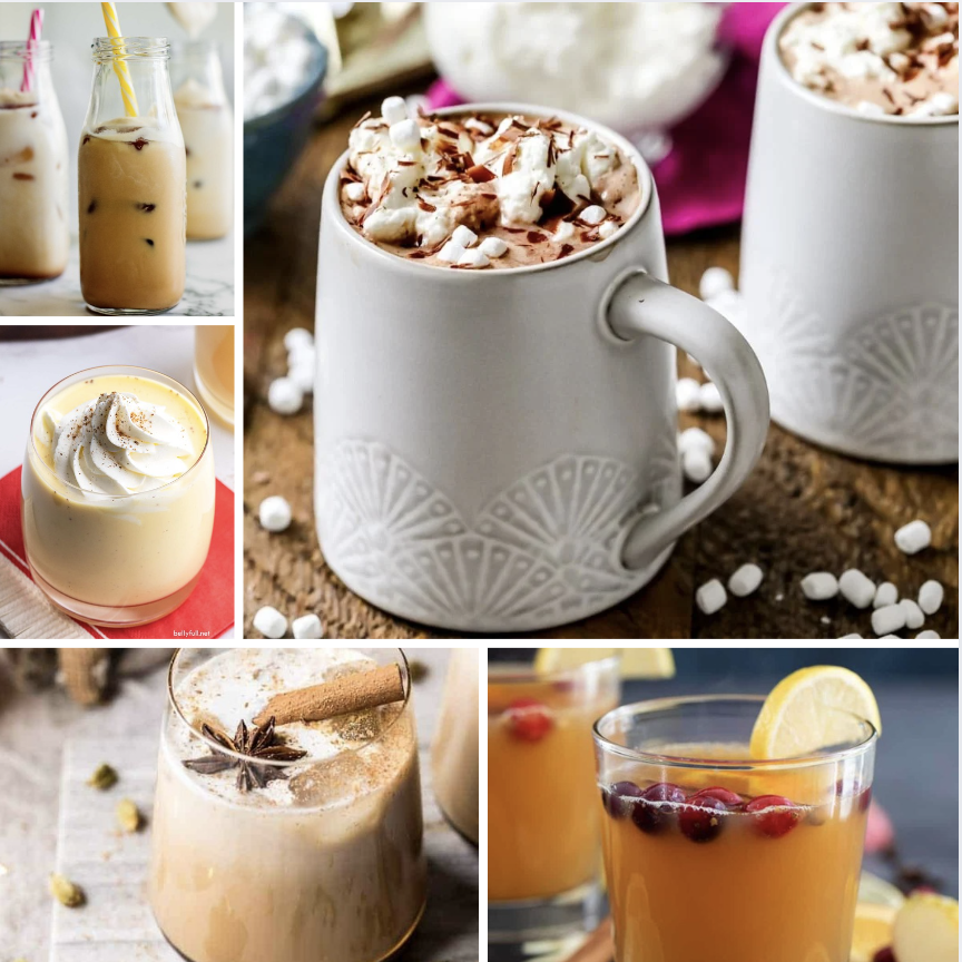 The Pitch's Top 5 holiday drink picks. (Images courtesy of respective sources)